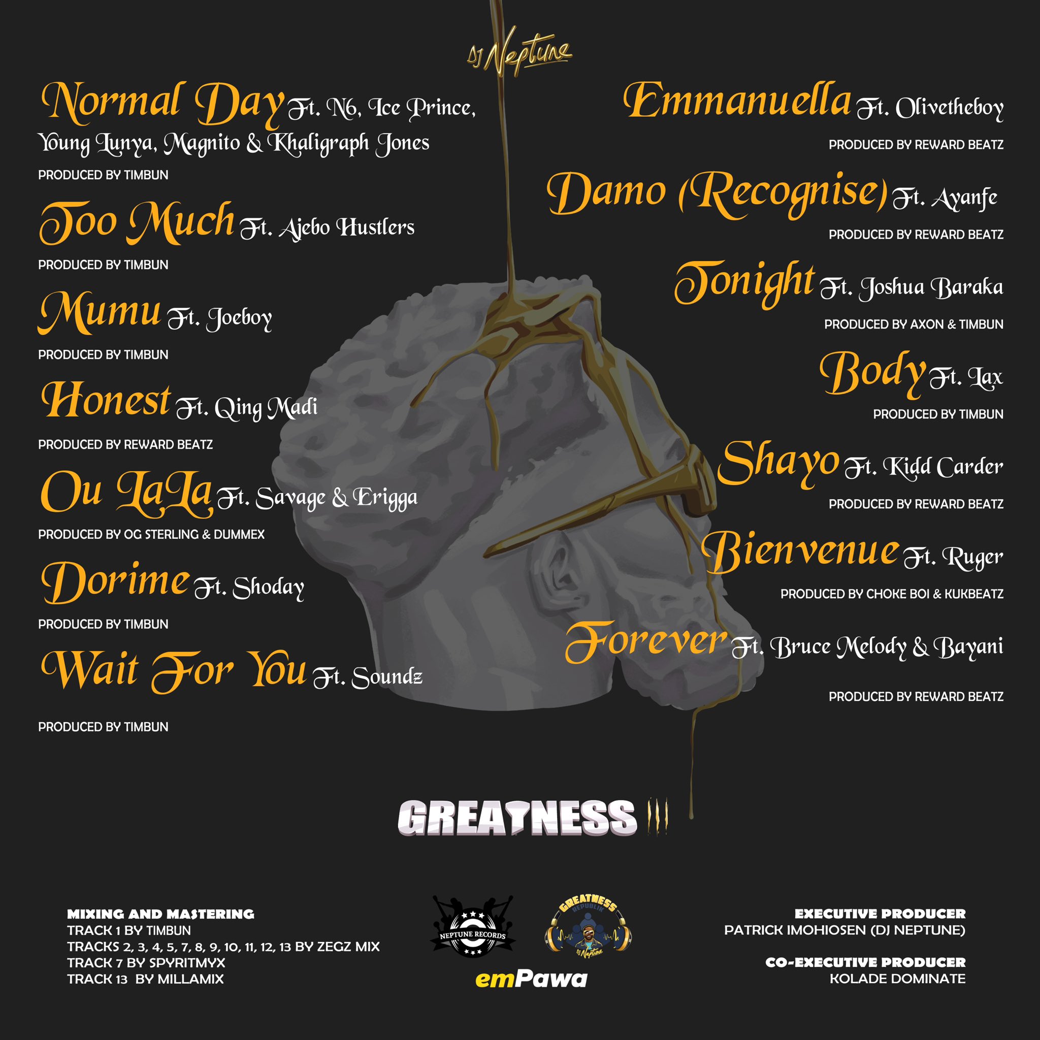 DJ Neptune – Greatness III (Album) EP